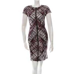 VINTAGE J MENDEL Y2K dress purple silver silk sex and the city XS 2